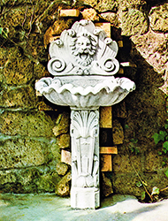 Italgarden　ライオン壁泉