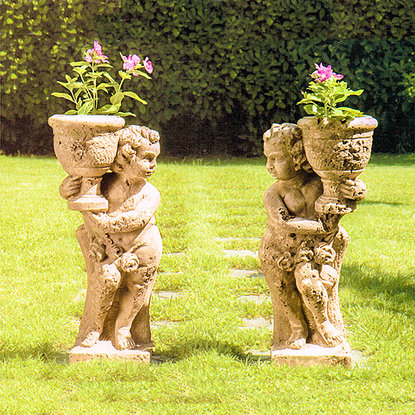 Italgarden　花鉢の少年クラシック