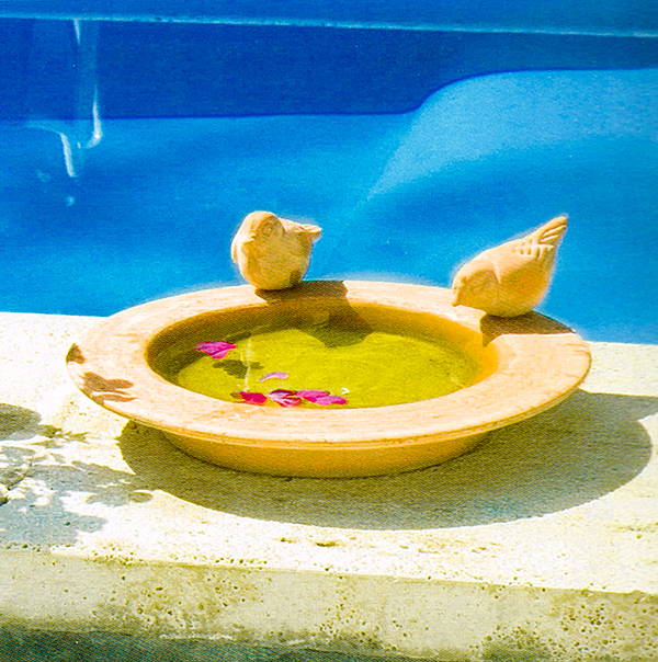 Galestro　バードバス（平型）