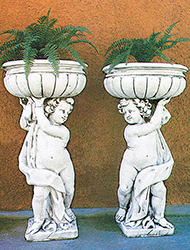 PapiniAgostino　花鉢と少年（一体型）