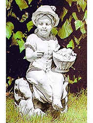 Italgarden　羊飼いの少女（台付き）