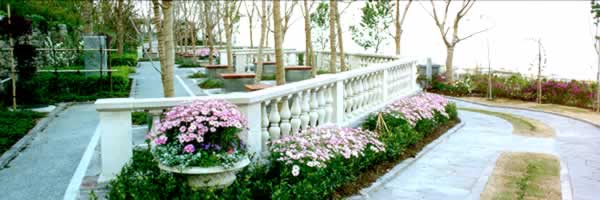 石造りカウンター　現場：兵庫県淡路市　世界花博